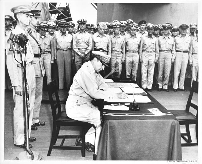 26401 Surrender Ceremony | U.S. Naval Institute Photo Archives