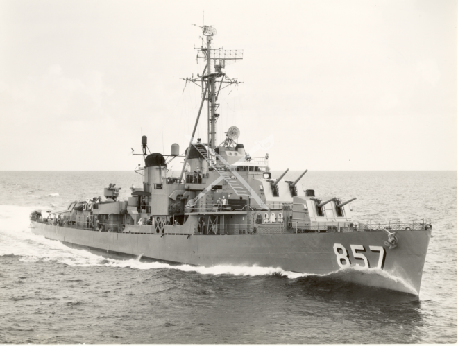 US Naval Destroyer USS BRISTOL DD 857 USN Navy Ship Print