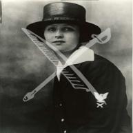 Yeoman First Class Joy Bright Hancock, 1918. Her naval career spanned both World Wars and culminated in her assignment as the third director of the Waves. She retired from the Navy in the rank of Captain.